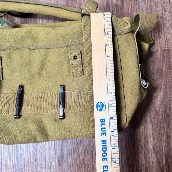 Fox Outdoor NWT M1945 Military Canvas Cargo Shoulder Bag Cotton Adjustable Strap - Picture 11 of 12